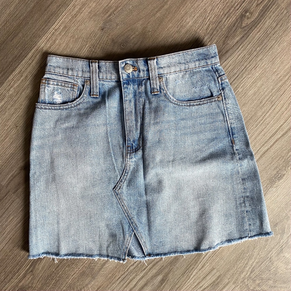 Madewell Denim Mini Skirt